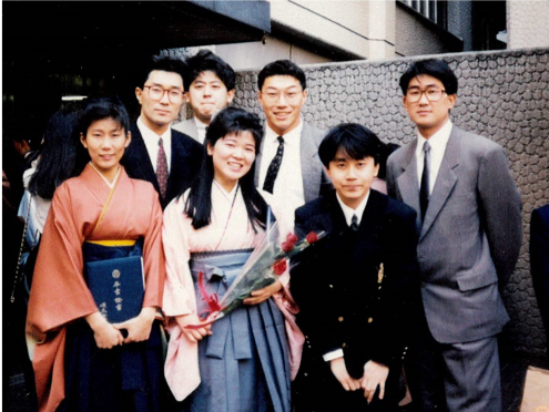 順天堂大学卒業式（1989年）